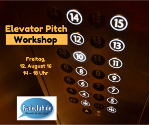 Elevator Pitch Workshop